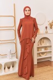 EIDRA Kurung in Brick Orange